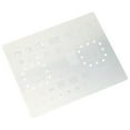 thumbnail image 1 of Tin Mesh Solder Template, Stainless Steel Phone CPU BGA Reballing Stencil Wide Application Durable  For 11 Pro Phone, 1 of 8