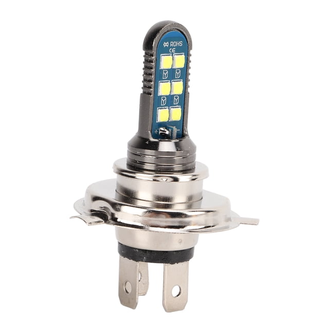 LED Lumière de Moto, 12led H4 LED Phare de Moto Phare LED Intégration Transparente de Phare