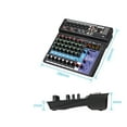 thumbnail image 2 of Mixeur Portable Professionnel 8 Canaux Console de Mixage Sonore Entrée Informatique 48v Numéro de Modèle de Puissance, Facile à Utiliser, 2 of 7