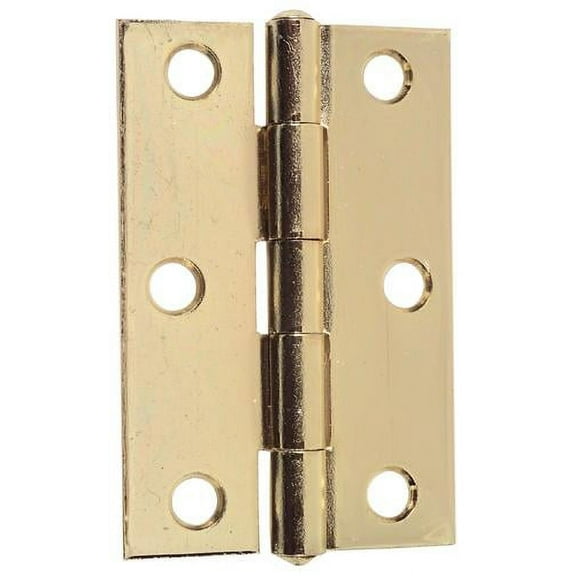 Stanley 80-2030 Narrow Utility Hinge, Brass Tone, 2.5"
