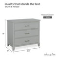thumbnail image 5 of Dream On Me Universal 3 Drawer Chest I Commode pour chambre d'enfant I Commode à trois tiroirs I Mid Century Modern, 5 of 5
