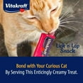 Vitakraft Lick 'n' Lap Salmon Flavor Creamy Treats for Cats, Low