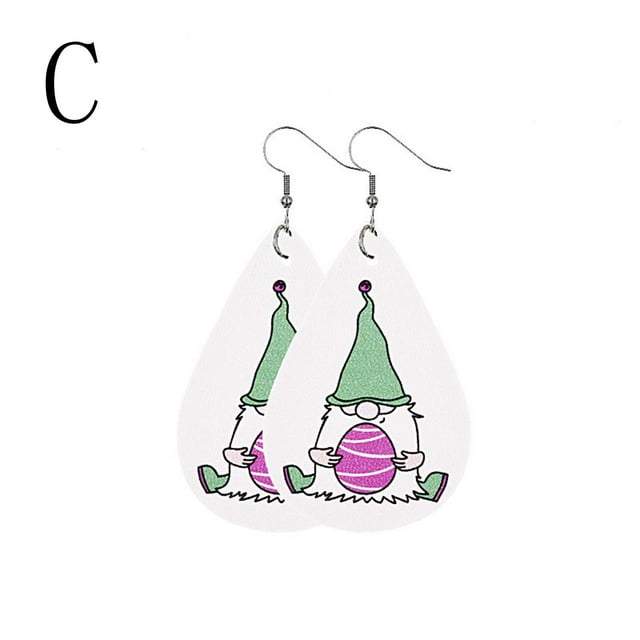 Pendientes para mujer, regalos para mujer, joyería conmemorativa navideña, regalo, pendientes de conejo de Pascua con capucha, pendientes de moda