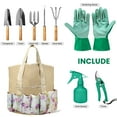 thumbnail image 3 of ALLJOY 9 Piece Garden Tools Set with Bag & Gloves,Heavy Duty Gardening Hand Tools Kit,Garden Gifts Supplies for Women Mom, 3 of 6