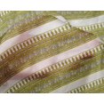 thumbnail image 4 of oneOone Silk Tabby Lime Green Fabric Ethnic Block Sewing Craft Projects Fabric Prints By Yard 42 Inch Wide, 4 of 4