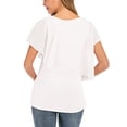 thumbnail image 1 of Camiseta de maternidad de manga corta de verano, camiseta de maternidad para lactancia para mujer Camiseta de maternidad de manga corta para lactancia para mujer Resultados impresionantes, 1 of 8