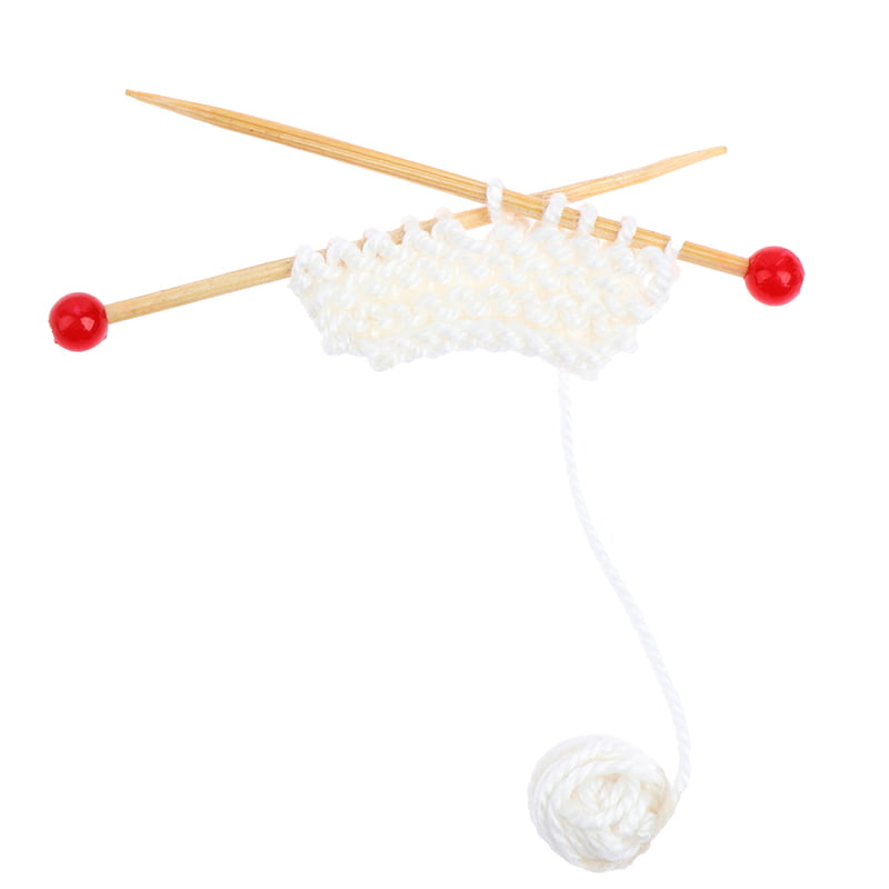 1:12 Miniature Knitting Yarn Needles Set Sweater Dollhouse Dolls' Accessories 