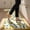 White, variant on White 2 Pcs Lemon Kitchen Mats Lemon Kitchen Rugs for Floor Washable Soft Non Slip Carpet for Bathroom Sink Laundry Decor, 17" x 30" + 17" x 47"