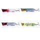 thumbnail image 4 of Toystoory 1 uds/10 Uds 8cm señuelos de pesca Popper plástico Artificial 3D cebo de pez anzuelo de simulación cebo de mar Pescar No.07, 4 of 6