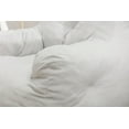 thumbnail image 5 of Bean Bag Chair for Adults, Bean Bag Sofa with Tufted Soft Stuffed Filling, Fluffy and Lazy Sofa with Armrest, Comfy Cozy BeanBag Chairs with Memory Foam for Living Room(Velvet,Ivory), 5 of 7
