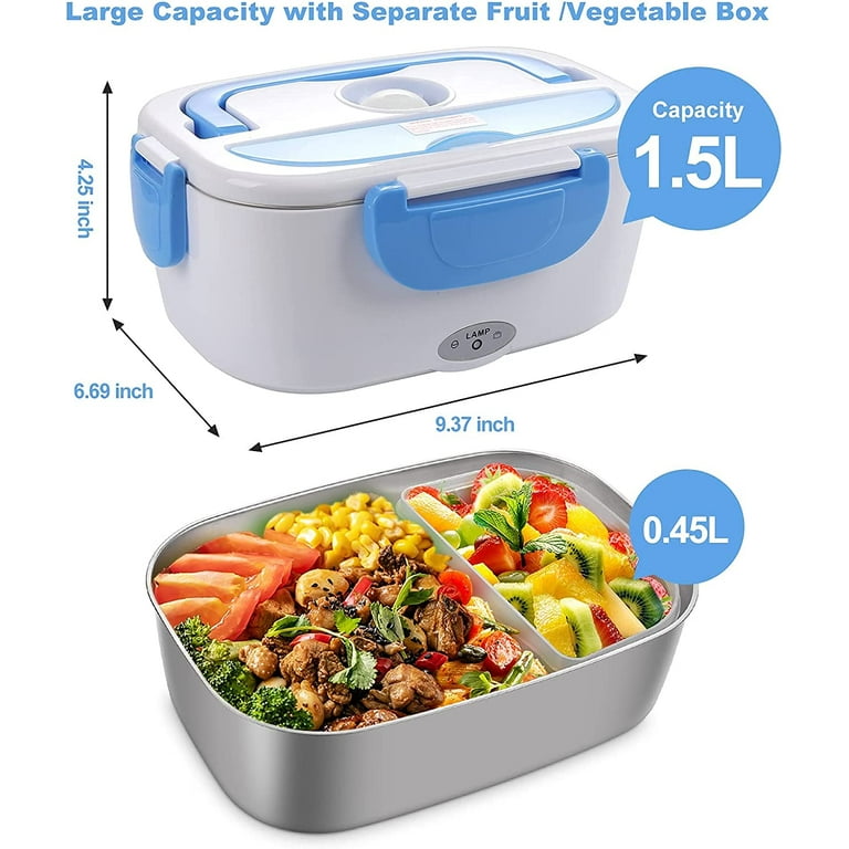 COCOBELA Electric Lunch Box Portable Food Warmer for Car and Home