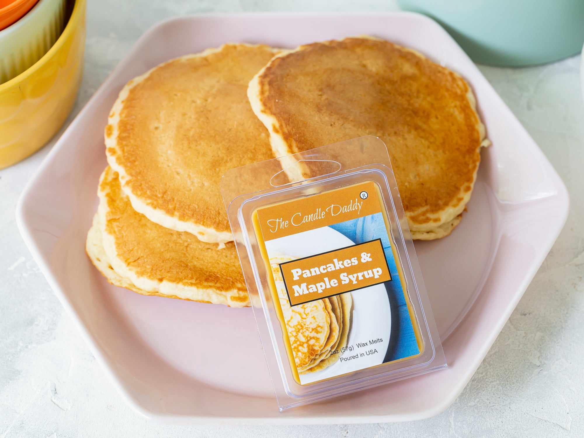 5 Pack - Pancakes & Maple Syrup - Sticky and Sweet Pancake Scented Melt- Maximum Scent Wax Cubes/Melts - 2 Ounces x 5 Packs = 10 Ounces