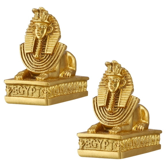 YEAHIBABY sculpture Decoration Resin Photography Prop Family Festive Table 2pcs