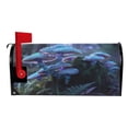 thumbnail image 3 of Ryvnso Mailbox Cover Magnetic Blue Magic Mushroom Mailbox Wrap Large Size 25.5x21 Inch, 3 of 8