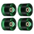 thumbnail image 1 of Unique Bargains Roues de Longboard 60mm avec Roulements ABEC-11 Roues de Rue pour Skateboards Cruiser 80A, Vert Clair Doré Lot de 4, 1 of 4