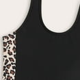 thumbnail image 6 of Kiijoy Girls Leopard One-Piece Swimsuit with Shorts UPF 50+ Bathing Suit Swimwear, 6 of 8