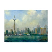 Trademark Fine Art 'Cn Tower, Toronto' Canvas Art by Hall Groat Ii