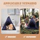 thumbnail image 4 of GAXIRE Tienda Para Perros De Tela Oxford Impermeable En Azul Para Y Ocultarse, 4 of 6