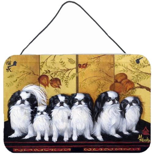 Carolines Treasures MH1060DS812 Japanese Chin Tea House Wall or Door Hanging Prints  8x12 multicolor