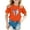 Orange, variant on Hiijoy Big Girls Independence Day T-Shirt Short Sleeve 4Th of July T Shirt, Sizes 1-14