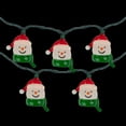 thumbnail image 4 of Northlight Snowman Heads with Scarves Christmas Light Set - Clear - 7.5' Green Wire - 10ct, 4 of 7