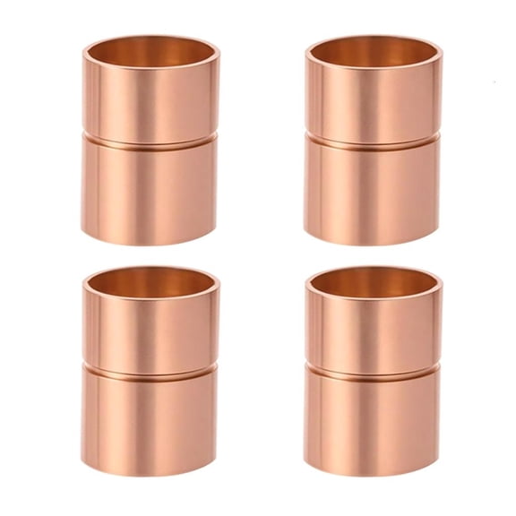 Heavy Duty Copper Tubing Connectors 0.9mm Thicknes for Refrigeration Plumbing