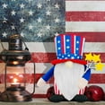 thumbnail image 5 of Lksixu Fourth of July Decorations Independence Day Patriotic Gnome Plush Gifts Decorations For Home Decorations Faceless Doll Gnomes DOll Gnomes Gifts for Women, 5 of 7