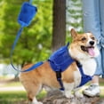 thumbnail image 6 of Dog Backpack Harness, Cute Dog Harness with Leash, Dog Harness with Backpack, No Pull Dog Saddle Bag Puppy Vest, Mesh ~ Self Bag with D-Ring, Dog Hiking Backpack for Small Medium Dogs S, 6 of 14