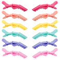 thumbnail image 1 of 12pcs Pinces à Cheveux en Alligator avec des Dents Larges à Double Charnière, 1 of 1