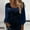 Navy, variant on HAPIMO Women's Sequin Tops Long Sleeve Glitter Sparkly Party Blouses Comfy Velvet Square Neck Dressy Tops Loose Fit Casual Shirts Tunic Tops Gold L