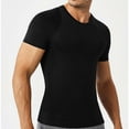 thumbnail image 6 of USNSM Compression Shirt Men Short Sleeve Cool Dry Workout Gym T-Shirt Breathable Athletic Sports Undershirts Running Tops Black L, 6 of 6