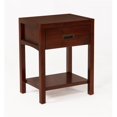 thumbnail image 1 of Glenwillow Home 1360002 Table de Chevet Reivo - Brun Expresso, 1 of 1