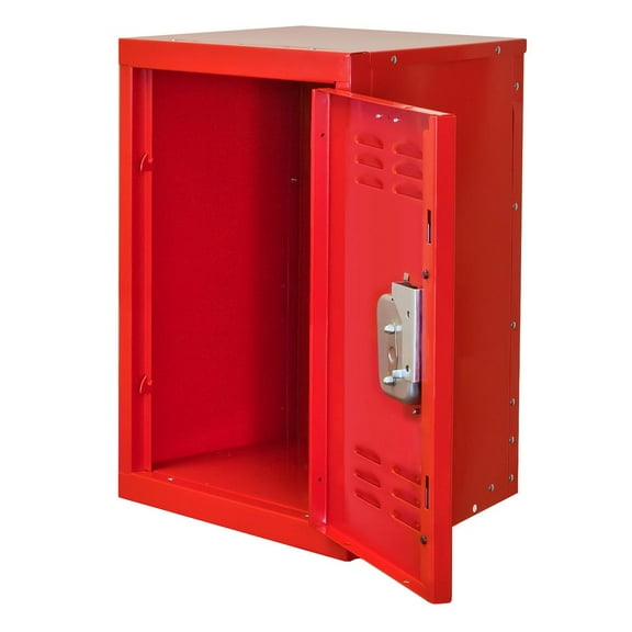 Hallowell Kid Mini Locker, 721 Relay Red (red), Single Tier, 1-Wide, Knock-Down