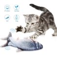 thumbnail image 4 of Jouet en Peluche pour Chat, Jouets à l'Herbe à Chat Simulation Poupée Électrique Poisson, Jouet Interactif Réaliste pour Chats Chaton, 4 of 5