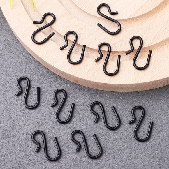 HONMEET 120Pcs Heavy Duty Iron Hanging S Hooks for Organizing Clothes Towels and Accessories
