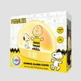thumbnail image 4 of Peanuts Snoopy Sunrise Alarm Clock – Vibrant Snoopy Edition with Multicolor Lights, USB Charging, LED Display, Gentle Wake-Up Simulation, and Handy Snooze Function, Yellow, 4 of 5