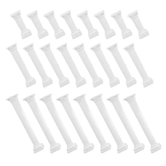 TABLZONE White Plastic Roman Cake for Wedding Cake Decorations, Party Centerpieces, and Elegant Event Displays