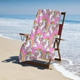 thumbnail image 4 of Beach Towel Quick Fast Dry Ultra Absorbent Large for Rainbow Clouds Cartoon Unicorn Pink Bath Towels Blanket for Travel Pool Swimming Bath Camping Yoga Girls Women Men Adults, 4 of 13