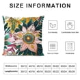 thumbnail image 5 of PRATYUS  Boho Floral Pillow Covers Bohemian Mandala Decorative Throw Pillow Cases Soft for Sofa Couch Car Bedroom Home Decor 22x22in, 5 of 5