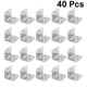thumbnail image 4 of 40Pcs Soporte de esquina en forma de L Estante de ángulo recto Soportes de hierro Soporte de estante Soporte Soporte de pared, 4 of 5