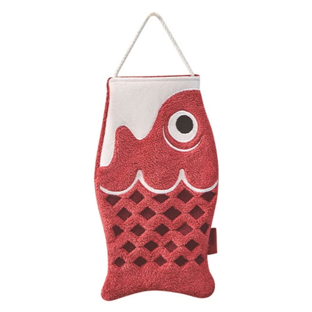 Quick Dry Soft Absorbent Microfiber Hand Wipe Towel Bathroom Cleaning Cloth with Hanging Rope Kitchen Dishcloth Home Supplies
