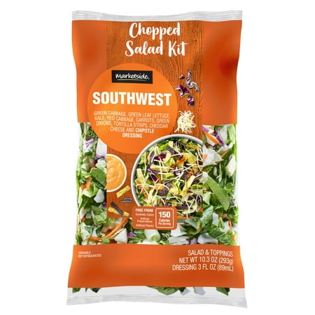 Marketside Southwest Chopped Salad Kit, 10.3 oz Bag