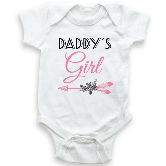 Daddy's Girl - Baby Bodysuit - Baby Girl - Father's Day Gift - Dad and Daughter