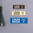 thumbnail image 5 of Standard Choir Room Sign (Black) - Small, 5 of 5