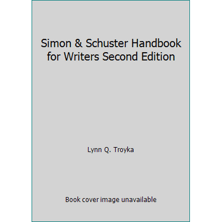 Simon & Schuster Handbook for Writers Second Edition, Used [Hardcover]