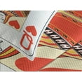 thumbnail image 4 of Ambesonne Queen Quilted Bedspread Set 3 Pcs, Playing Poker Card Deck, Queen Size, Vermilion Yellow White, 4 of 5