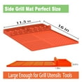 Grill Mat for Composite Deck Bbq Grill Mat Mat Nonstick Pad Fiberglass