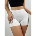 thumbnail image 4 of Women's Ice Silk Safety Pants, Mid-waist Seamless Elastic Shorts, Anti-lighting, Anti-roll Edge, 4 of 7