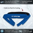 thumbnail image 3 of Ice Wraptor Cooling Neck Bandana with 6 Cryosheet Strip Inserts - Keep cool on hot days., 3 of 5