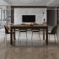 thumbnail image 5 of Yes4wood 63 Inches Solid Wood Dining Table for 6, Small Kitchen Table, Dinner Table Breakfast Table, 5 of 5